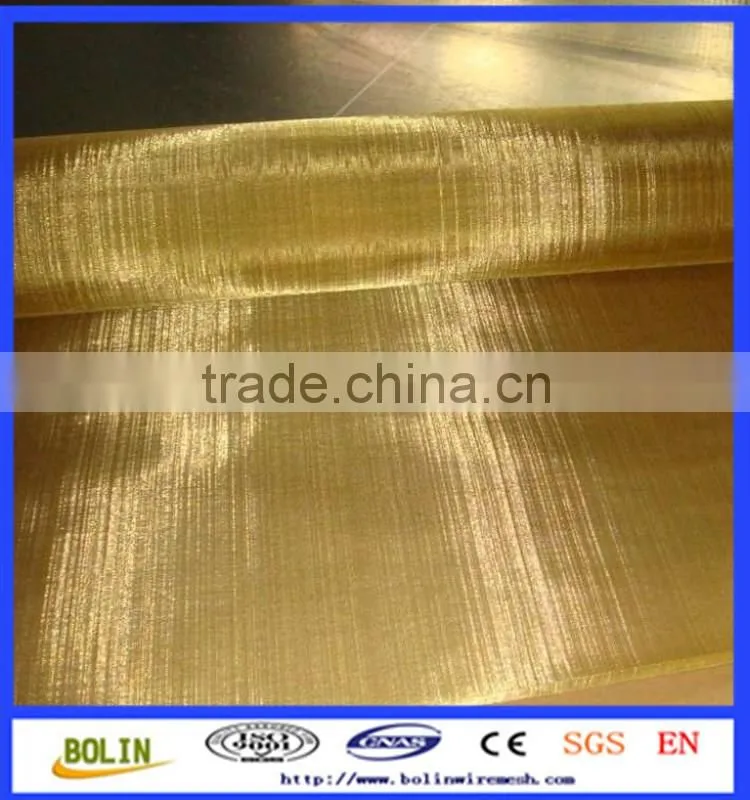 Alibaba china high quality brass wire mesh copper wire mesh fabric