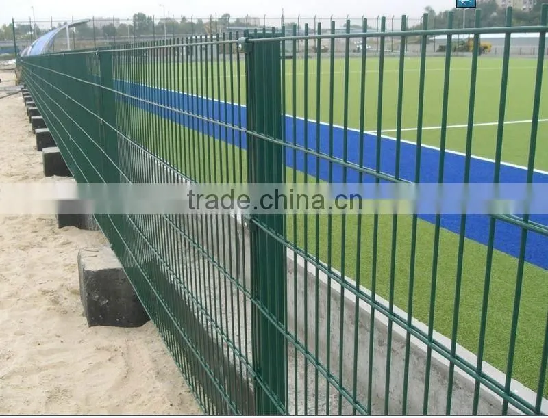 Pvc Coated Double Loop Wire Mesh Fence