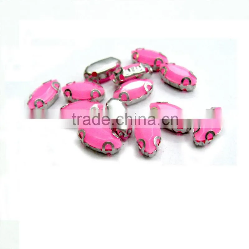 montee shawl resin beads candy pastel color garment claw sew on