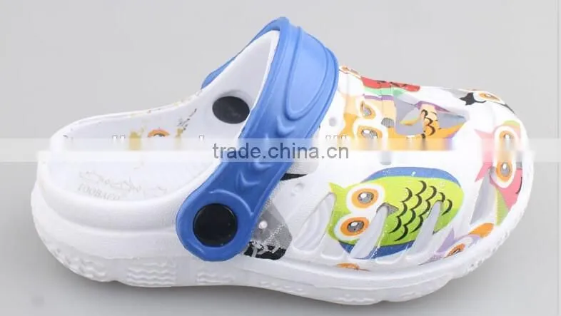 2016 New Design Fashion EVA Kids Clogs Cute Garden Children Shoes