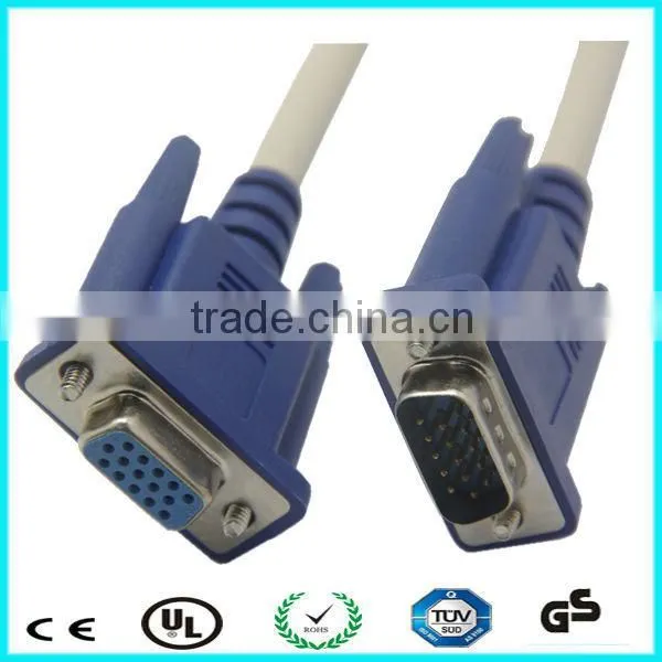 Super speed male to female db15 vga cable distributor