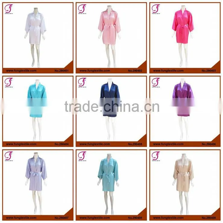 290421 Silky Wedding Dressing Robes