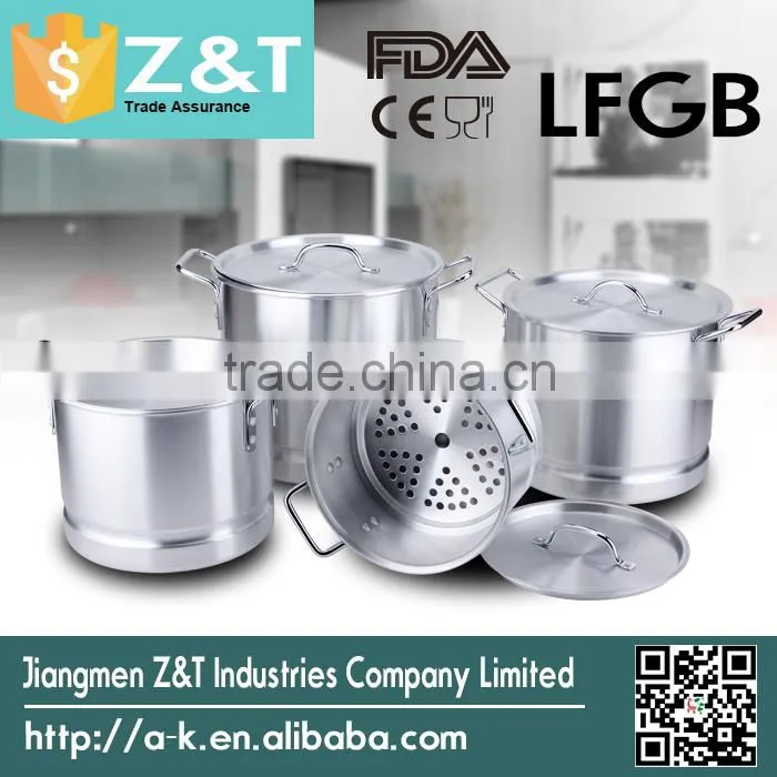 8pcs stock pot big camping stock pot commercial with Cover