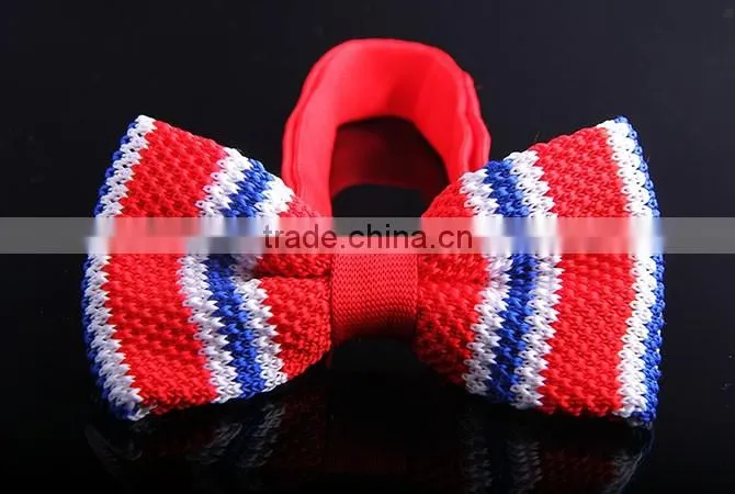Customized Fashion Silk Knitted Bow Tie