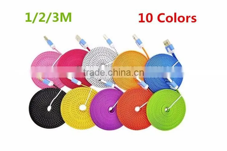 2016 new model nylon braided usb cable