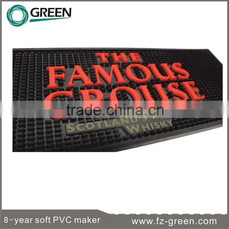 2015 Newest Custom 3D Logo Bar Mats