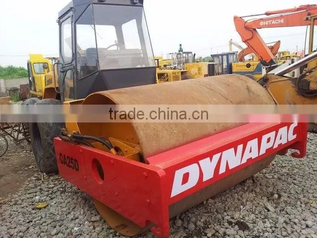 Used Dynapac CA25D Vibratory Road Roller with 10Ton for sale