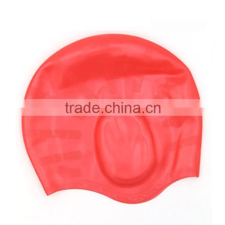 2016 Custom logo adult kid size silicone swim cap,professional silicone swimming cap manufacturer