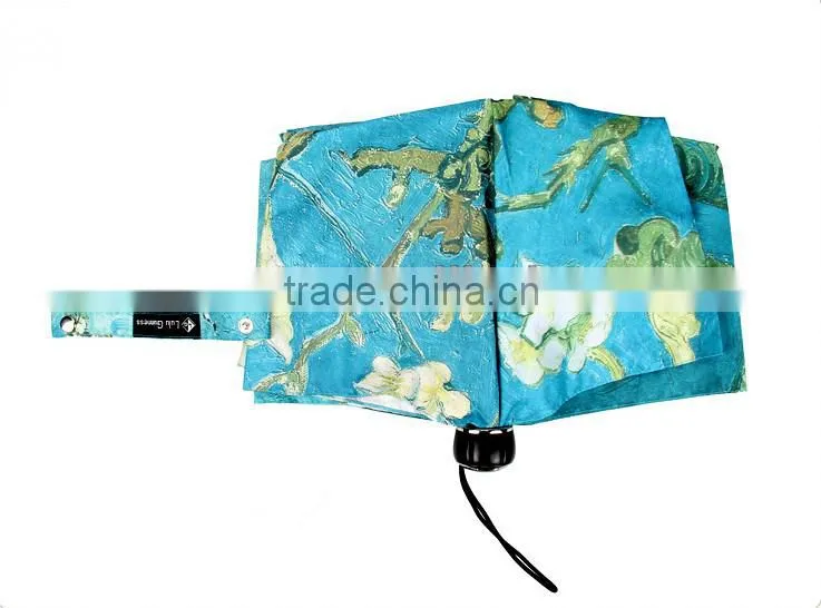 Chinese Landscape Painting Hot Sale Promotion Folding Umbrella