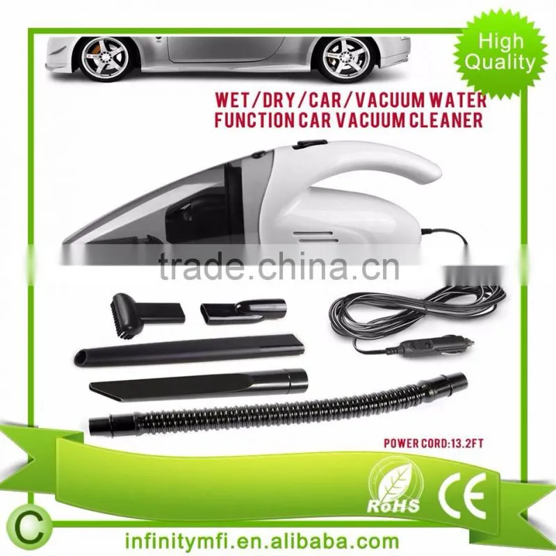 Hot New Wet&Dry Car Vacuum Cleaner INCVC-108W 70W 3KPA 12V 13.2-FT(4M) Cord 5 Vacuum MouthsTo Vacuum The Hair And Wool Fabric