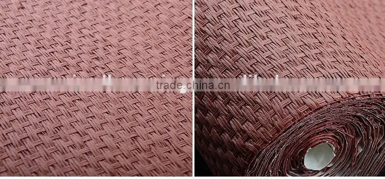 Real Textured Grasscloth Wallpaper