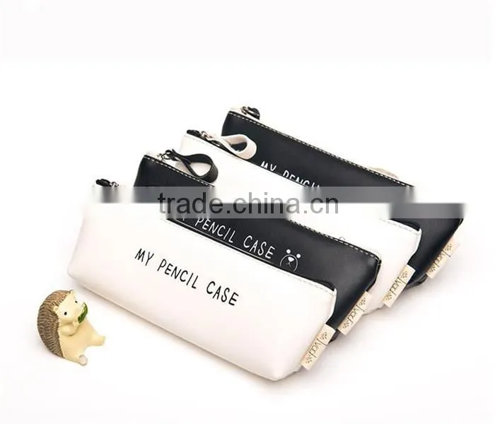 High Quality Pencil Case Pouch,Leather Cosmetic Pen Pouch