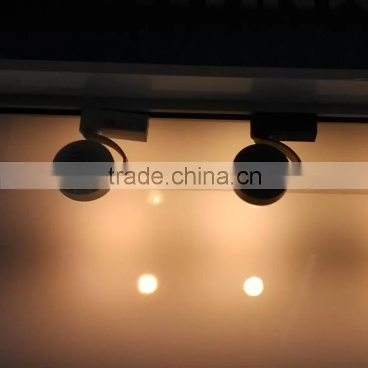 TIWIN 100-240V Black or White finish Art Museum Gallary three phase warm white 3000K 15w led track light