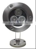 IP68 3W stainless steel small RGB LED Underwater light