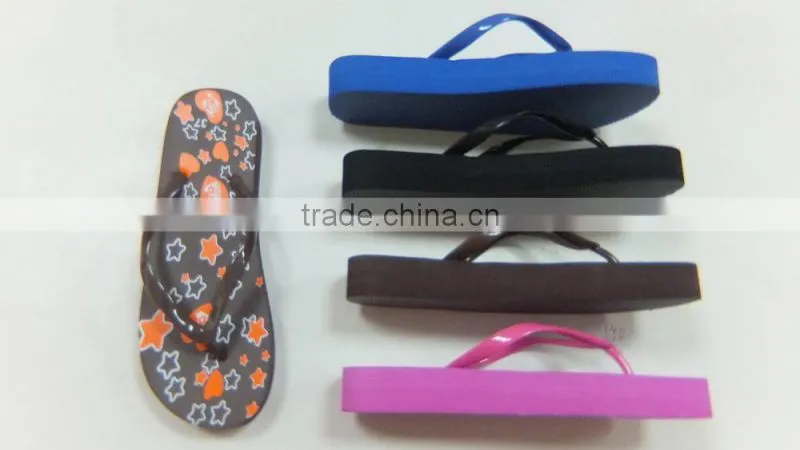 2015 girl's high heel slipper