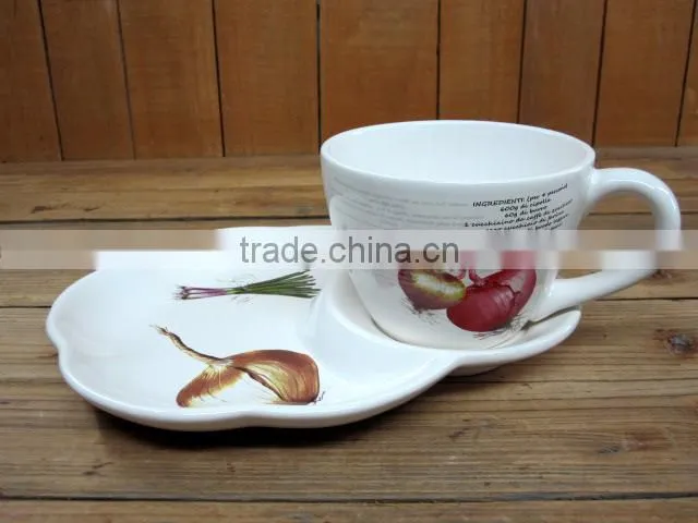 wholesale ceramic tea cups and saucers porcelain plates big tea saucers set
