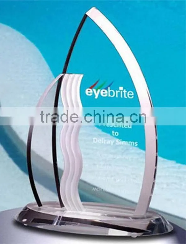 New hot sell crystal trophy crystal star awards