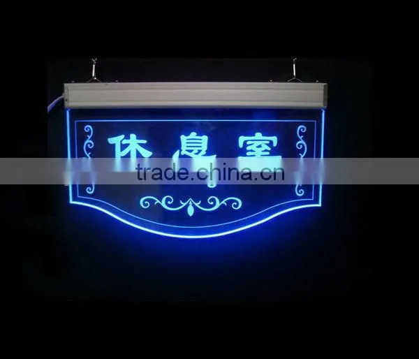 Super quality professional acrylic led lights sign light box