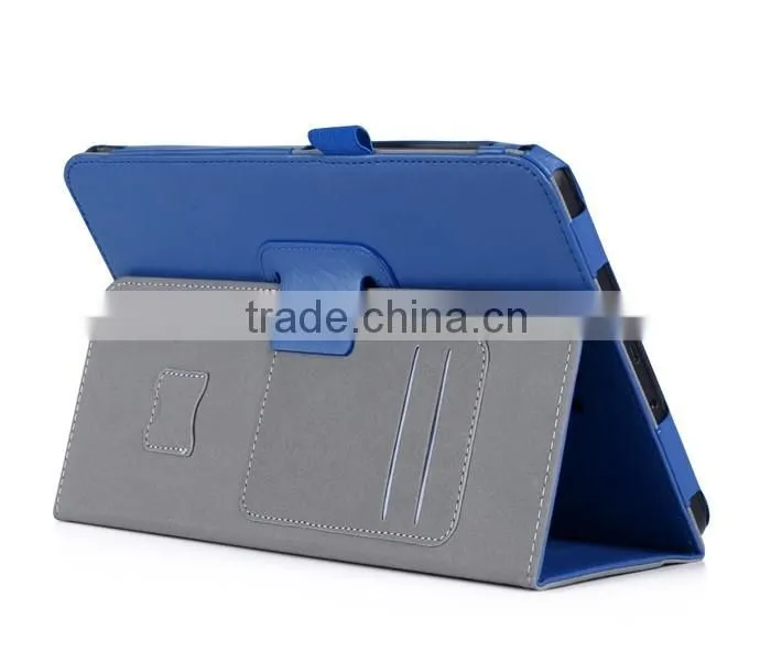 Multifunctional Leather Case for Samsung Tab A 10.1 2016 with Card Slots and Elastic Hand Strap