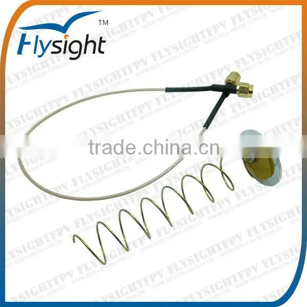 fpv wireless video transmitter receiver av TX RX 12dBi helical 5.8Ghz Antenna with 35cm cable