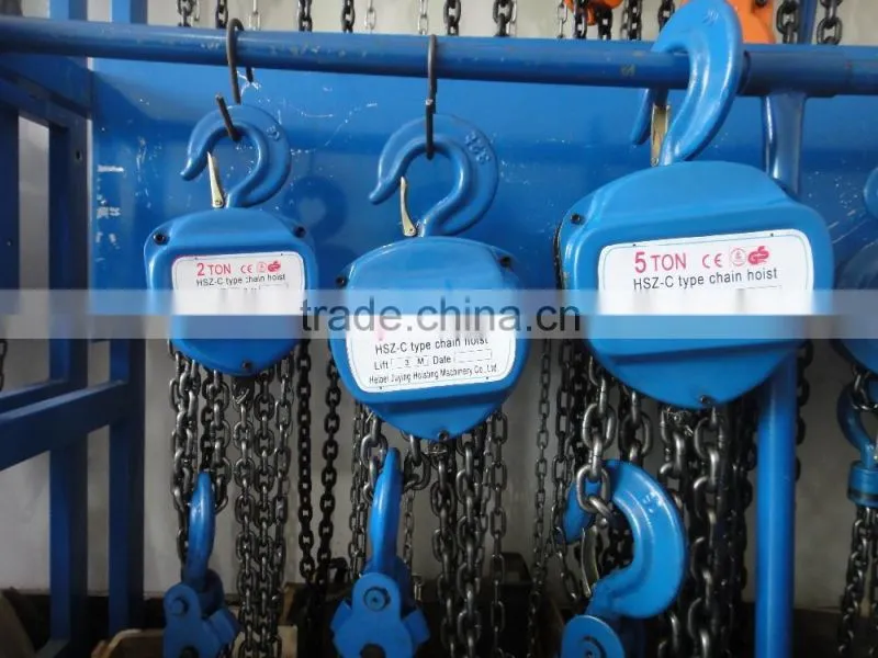 Hand use HSC chain block , chain rigging withoug power source