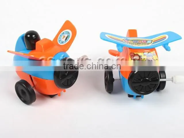 baby plastic mini plane wind up plastic toy