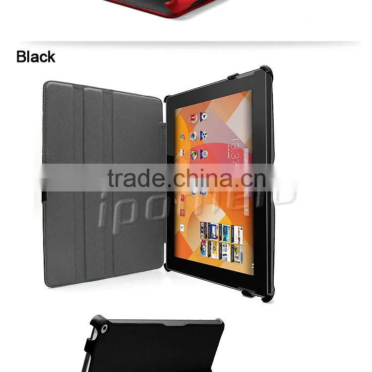 For Medion Lifetab S10334, heat setting leather tablet case for Medion Lifetab MD98811
