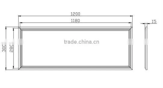 HT-LEDPL36B Led panel light 1200*300mm 36w