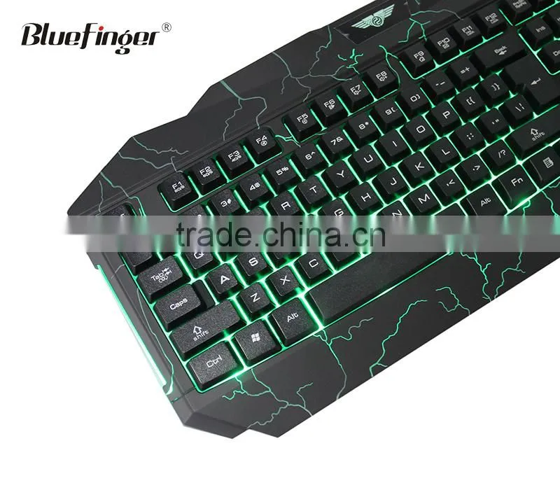 USB Wired illuminated keyboard for desktop and laptop
