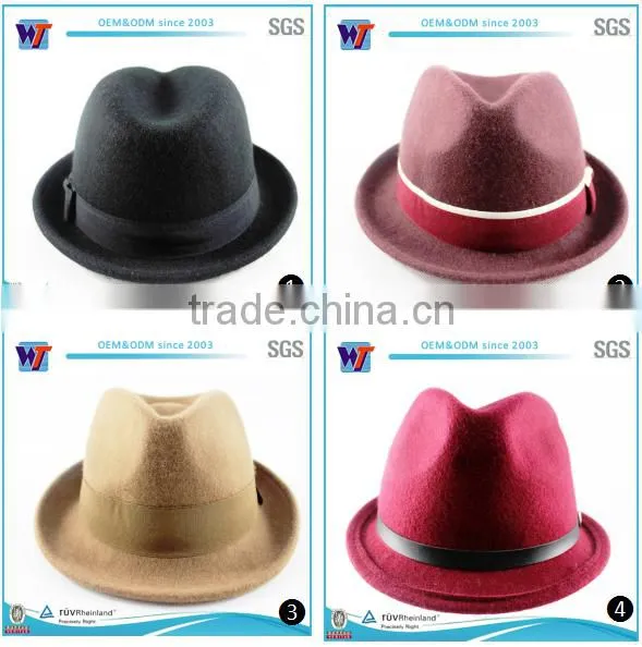 35% cotton 65% polyester red woman felt hat pattern frees