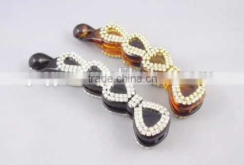 rhinestone hair barrettes