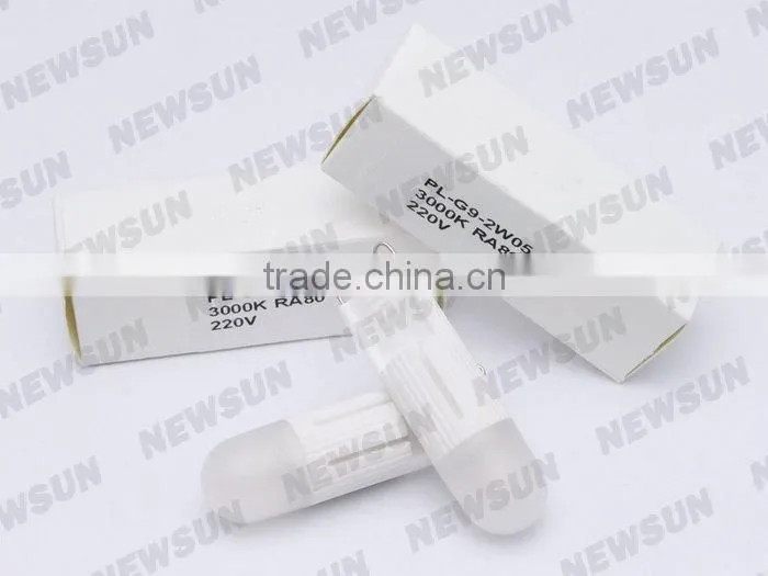 2W G9 LED Lamp Epistar LED Corn Light G9 socket 220V Replace Halogen Lamp for LED Crystal Lamps Candle Corn Bulbs Droplight