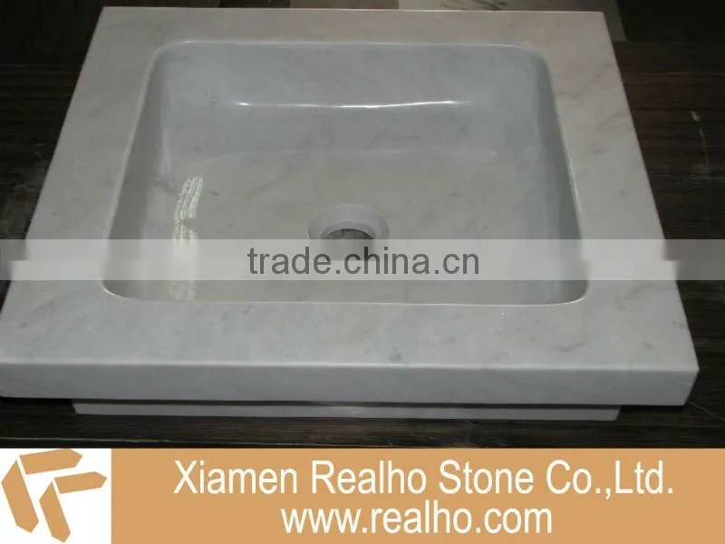 Prefabricated Black Nero Margiua stone sink