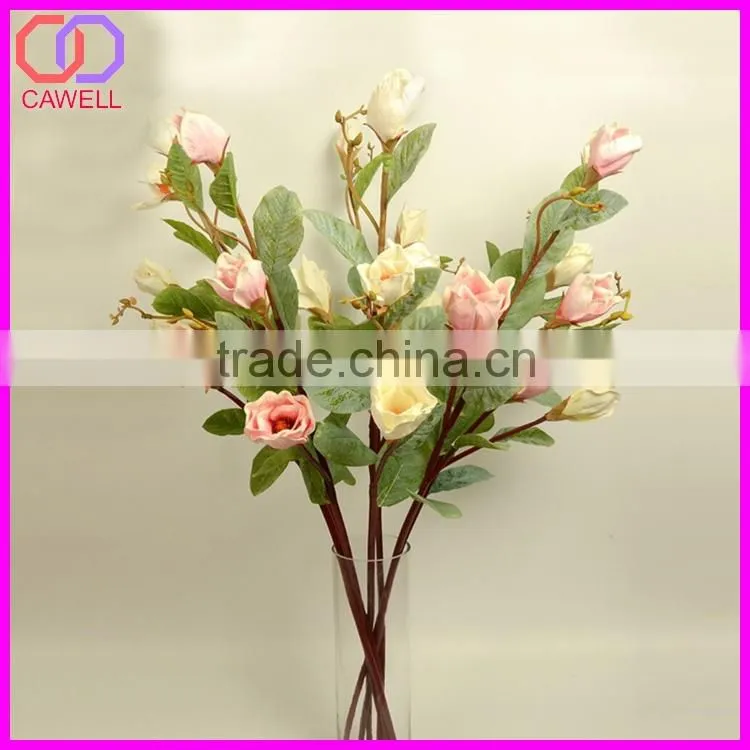 high quality silk artificial magnolia flower