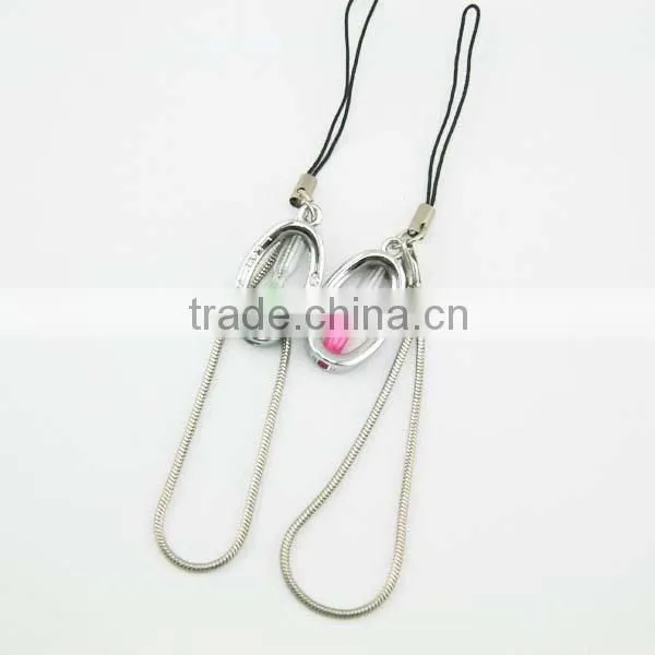 Hot selling Latest Fashion Egg,Plane,Cross Hourglass Mobile Phone Straps