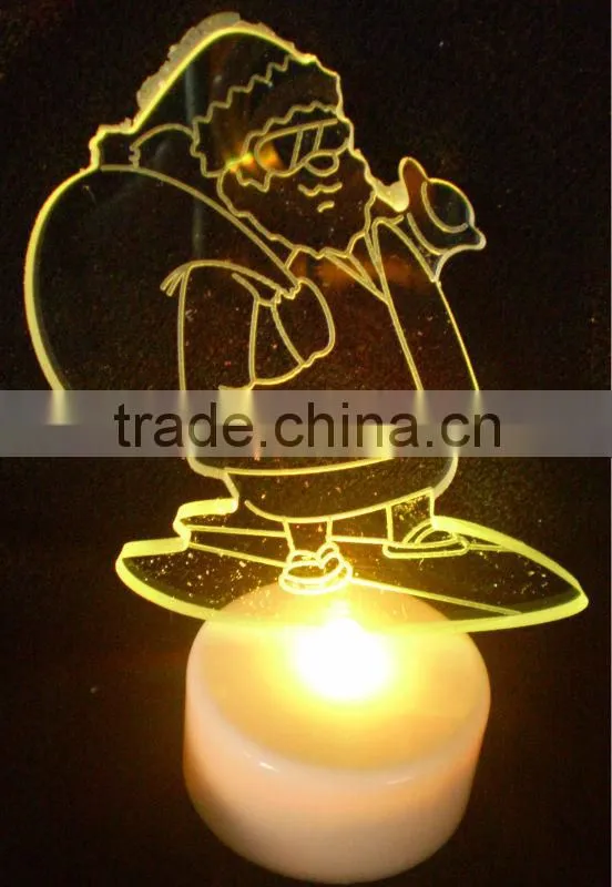 hot selling led gift night light santa light for christmas,led table light,led christmas gift light