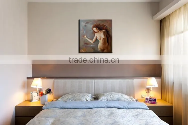 Decorative sexy girl nude boby picture oil painting