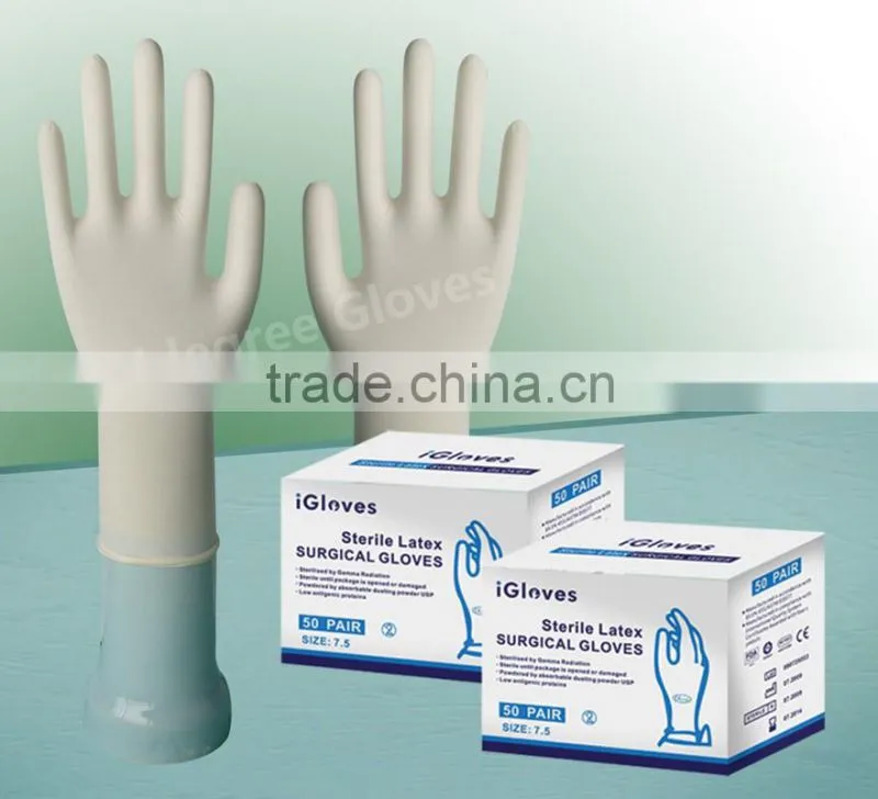 Sterile Surgical Latex Gloves