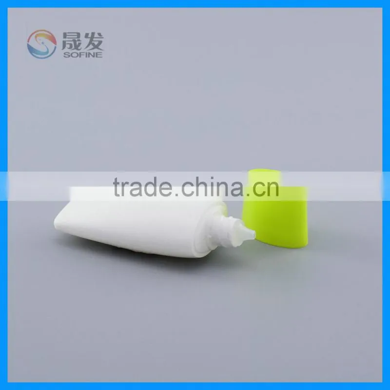 Screw cap cosmetic pe lotion bottle