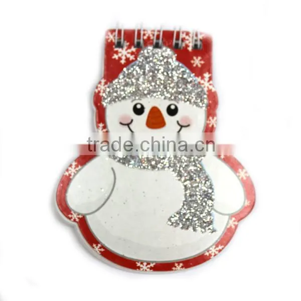 Promotional notebook mini notebook snowman design