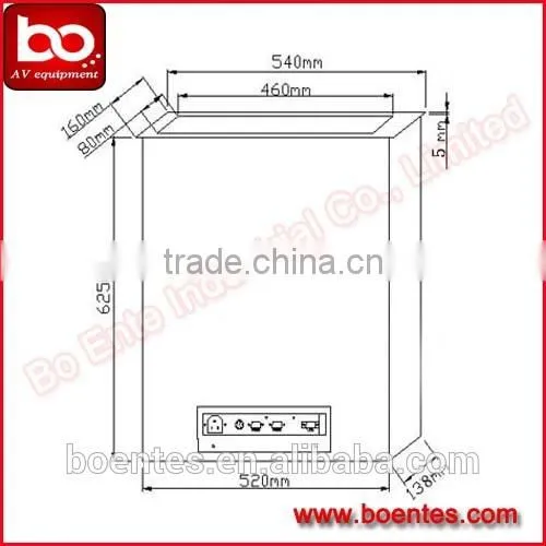 CE Approved 19" LCD Screen/Monitor Motorized Lift Mechanism for Conference System