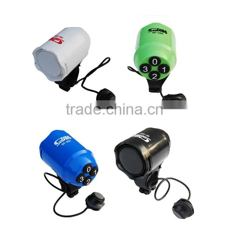 New Arrival battery operated wireless Motorcycle bicycle remote anti theft alarm and electric speaker
