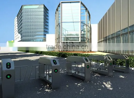 Economic Price Motorized Swing Gate Handicapped Swing Barrier with IR Sensors
