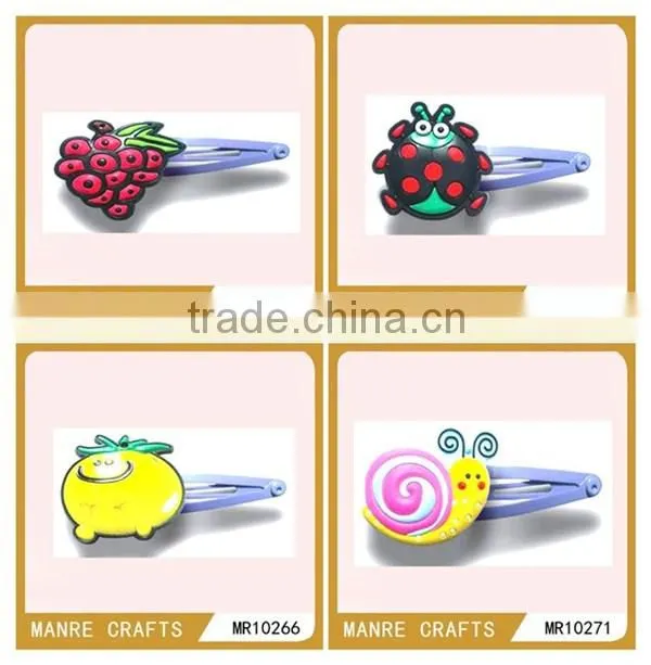 2015 animals ribbon hair clips and best sale for children