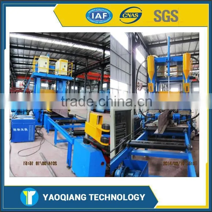 Steel Structure Assembling,Welding and Straightening 3 in 1 machine