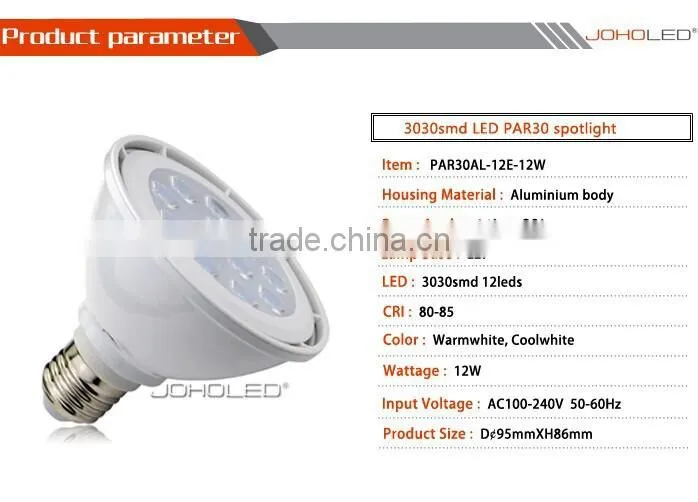 Lighting e27 led PAR20 8w 25degree e27 led bulbs