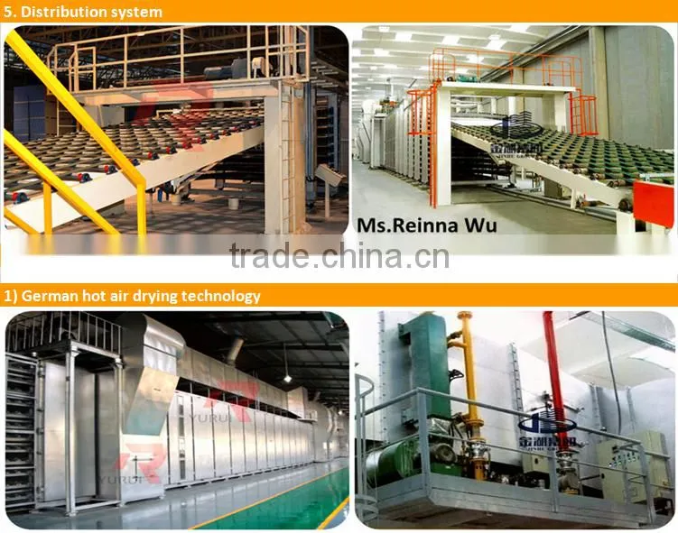 China top manufacturer gypsum board machine( hot air,hot oil)/automatic new technology gypsum board making machine