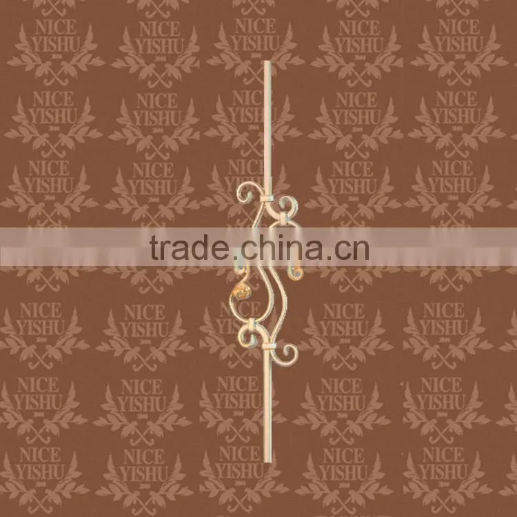 Wrought Iron Parts for Staircase Fence Railings with Scrolls