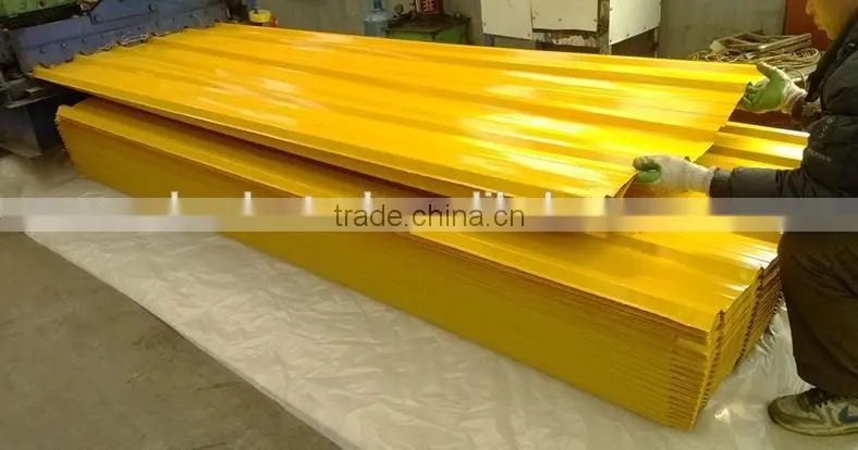 passed ISO9001 2008 certificate roof sheet
