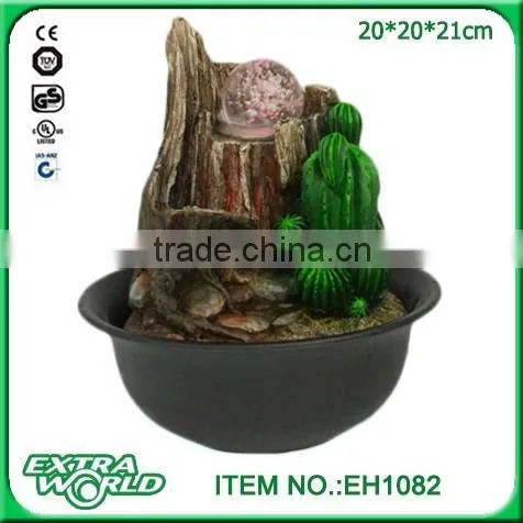artificial rock fountains / stone waterfall / cactus rock fountains